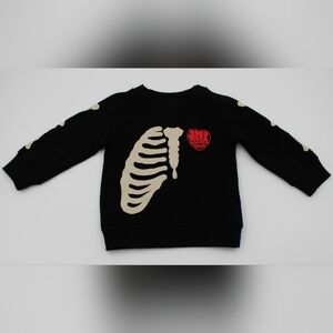 JMP Street Apparel Baby Skeleton Sweatshirt 6–9M – Black